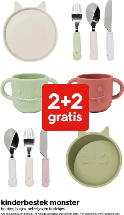 Promotie: HEMA Kinderbestek monster