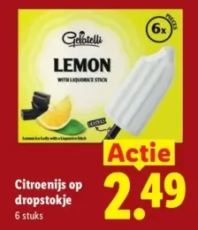Aanbieding: Citroenijs op dropstokje