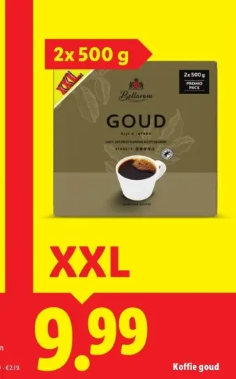 Aanbieding: Koffie goud