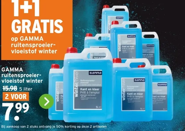 Aanbieding: ruitensproeiervloeistof winter