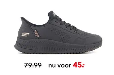 Aanbieding: Skechers Slip-ins: BOBS Squad 4 dames sneakers zwart