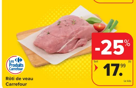 Offre: Rôti de veau
