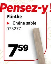 Offre: Plinthe