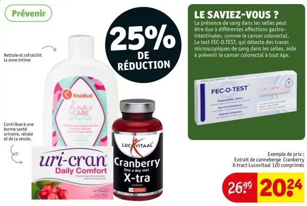 Offre: Prévenez les inconforts intime