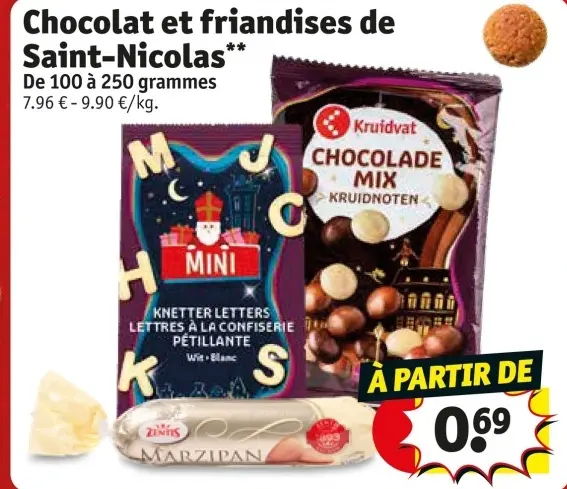 Offre: Chocolat et friandises de Saint-Nicolas