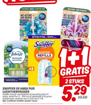 Aanbieding: Swiffer of Ambi Pur luchtverfrisser