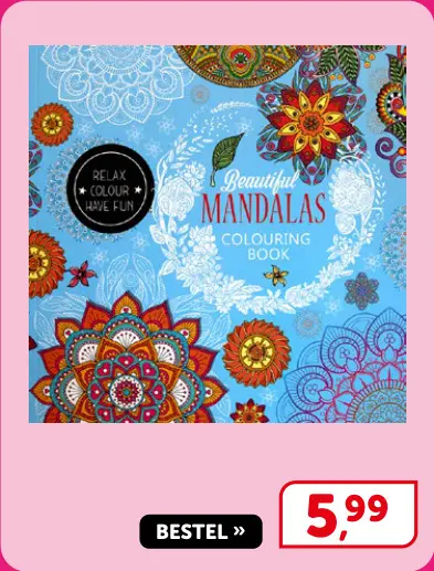 Promotie: Beautiful Mandalas Colouring Book