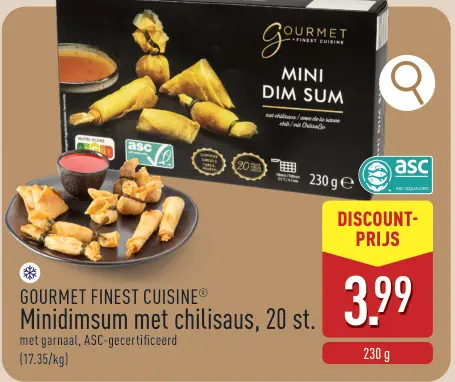 Promotie: Minidimsum met chilisaus