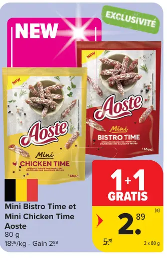 Offre: Mini Bistro Time et Mini Chicken Time