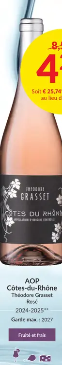 Offre: Côtes-du-Rhône Théodore Grasset