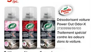 Offre: Désodorisant voiture Power Out Odor-X