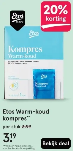 Aanbieding: Warm-koud kompres