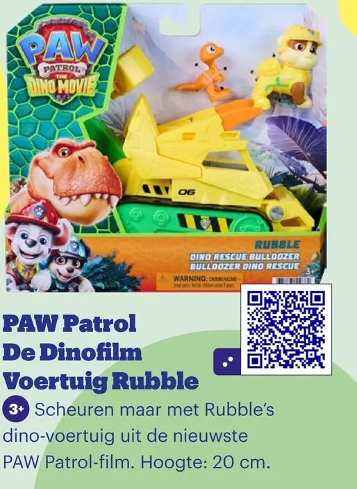 Promotie: De Dinofilm Voertuig Rubble
