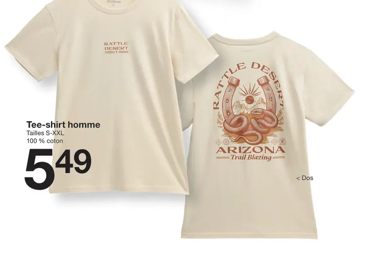 Offre: Tee-shirt homme