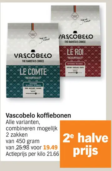 Aanbieding: koffiebonen
