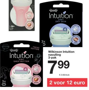 Aanbieding: Wilkinson Intuition navulling