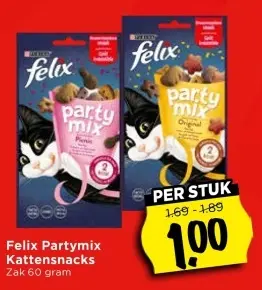 Aanbieding: Partymix Kattensnacks
