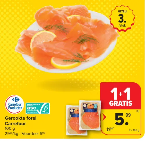 Promotie: Gerookte forel