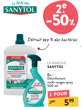 Offre: Désinfectant multi-usages spray