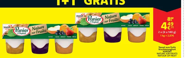 Offre: Yaourt aux fruits