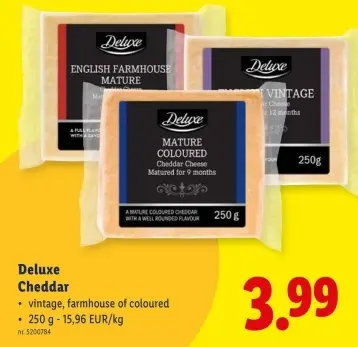 Promotie: Cheddar