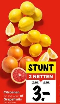 Aanbieding: Citroenen of Grapefruits