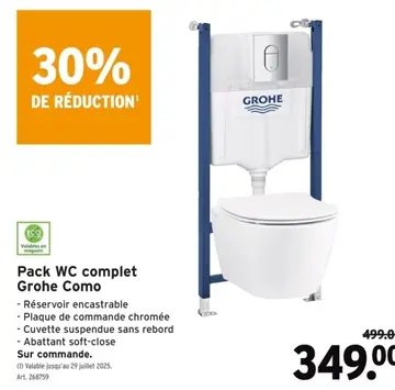 Offre: Pack WC complet Grohe Como