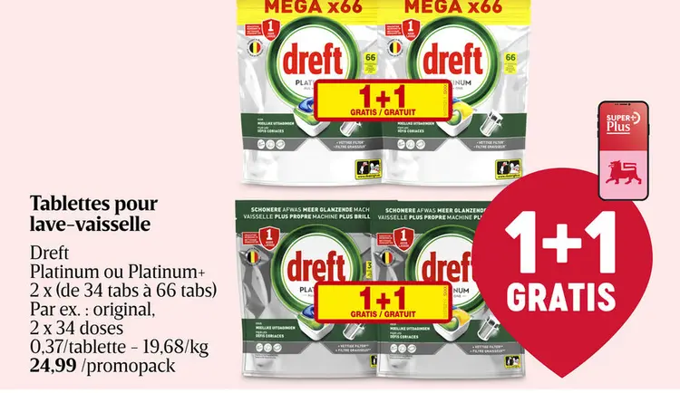 Offre: Tablettes pour lave-vaisselle