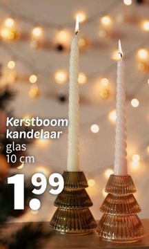 Aanbieding: Kerstboom kandelaar