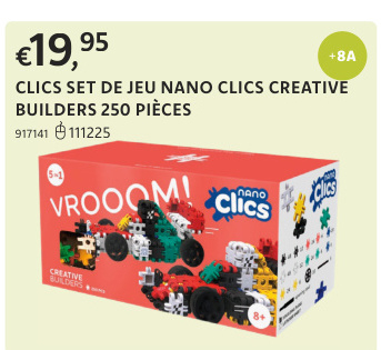 Offre: CLICS SET DE JEU NANO CLICS CREATIVE BUILDERS