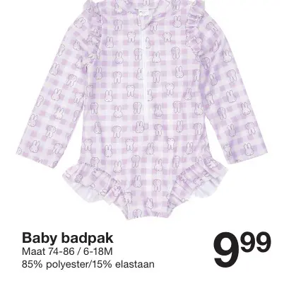 Promotie: Baby badpak