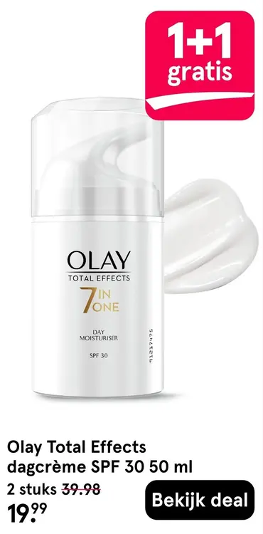 Aanbieding: Total Effects dagcrème SPF 30
