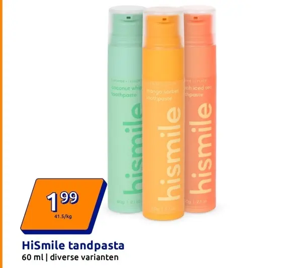 Aanbieding: HiSmile tandpasta