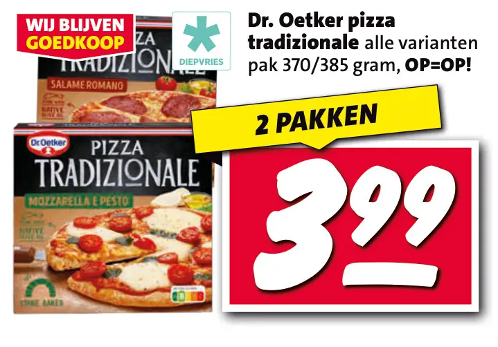 Aanbieding: Pizza Tradizionale