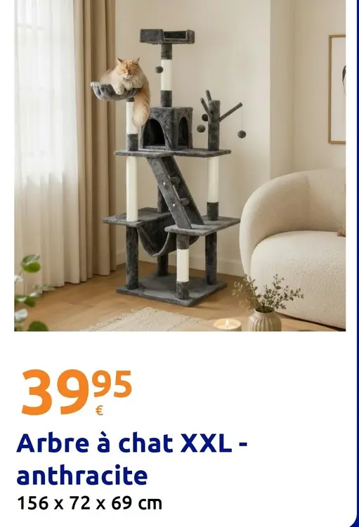 Offre: Arbre à chat XXL - anthracite