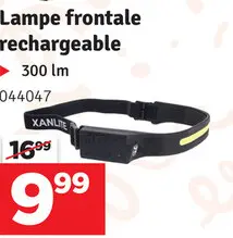 Offre: Lampe frontale rechargeable
