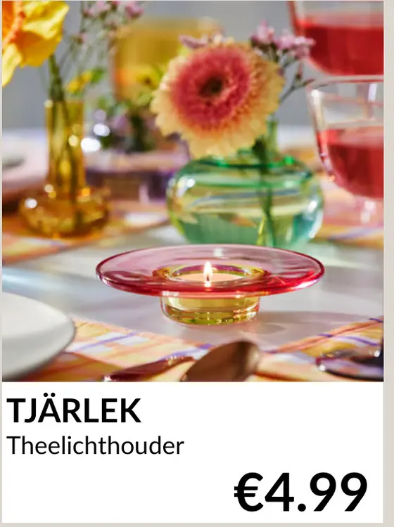 Aanbieding: Tjärlek theelichthouder
