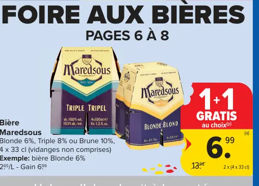 Offre: Bière Maredsous