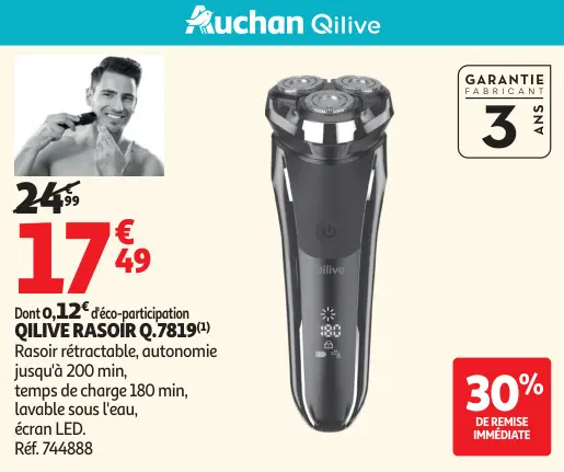Offre: Rasoir Q.7819