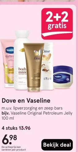 Aanbieding: Dove en Vaseline