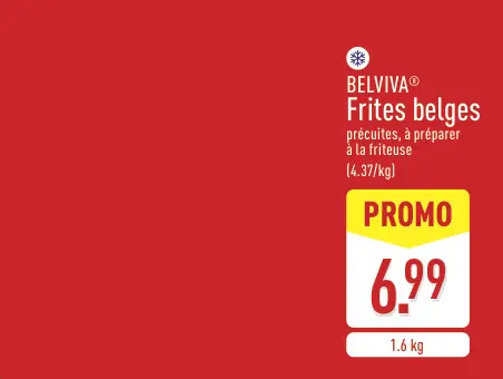 Offre: Frites belges