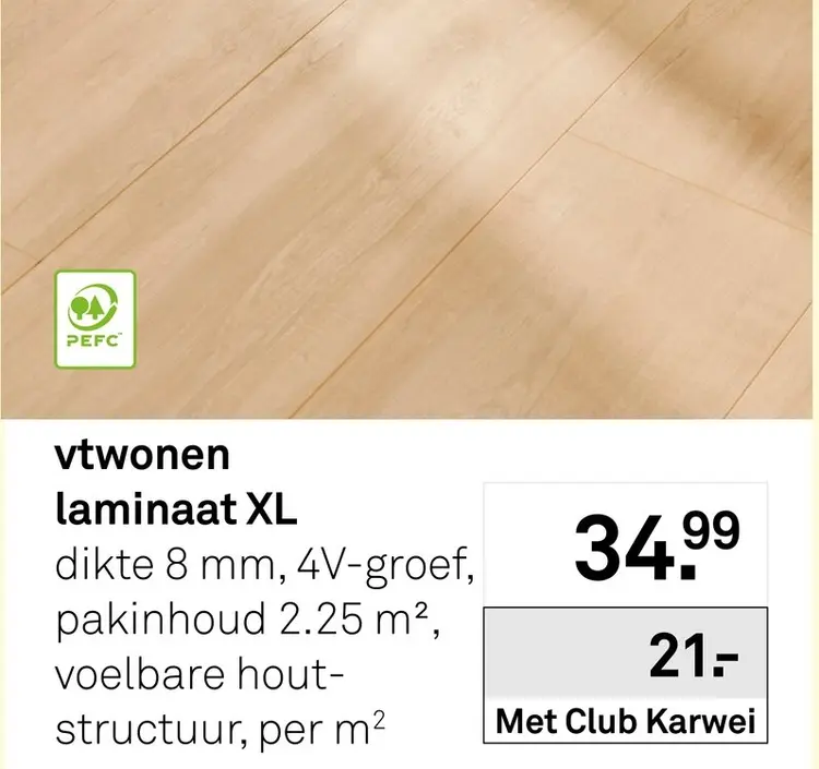 Aanbieding: laminaat XL