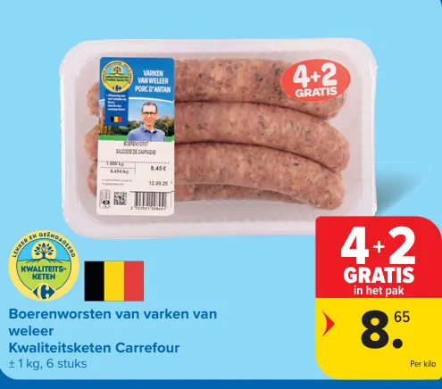 Promotie: Boerenworsten van varken van weleer