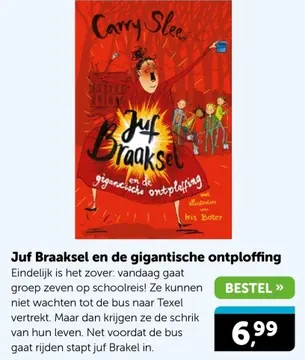 Aanbieding: Juf Braaksel en de gigantische ontploffing