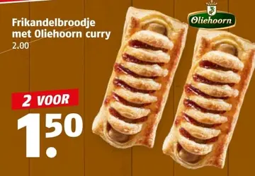 Aanbieding: Frikandelbroodje met Oliehoorn curry