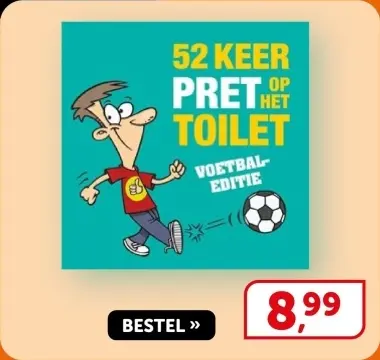 Aanbieding: 52 Keer Pret op het Toilet