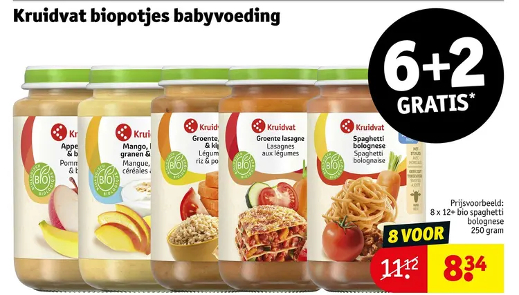 Promotie: Biopotjes babyvoeding