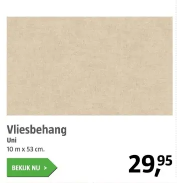Aanbieding: Vliesbehang Uni