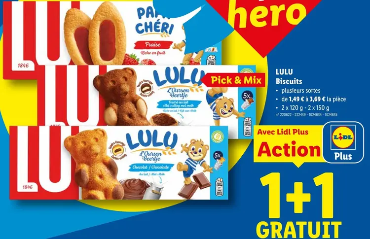 Offre: LULU Biscuits
