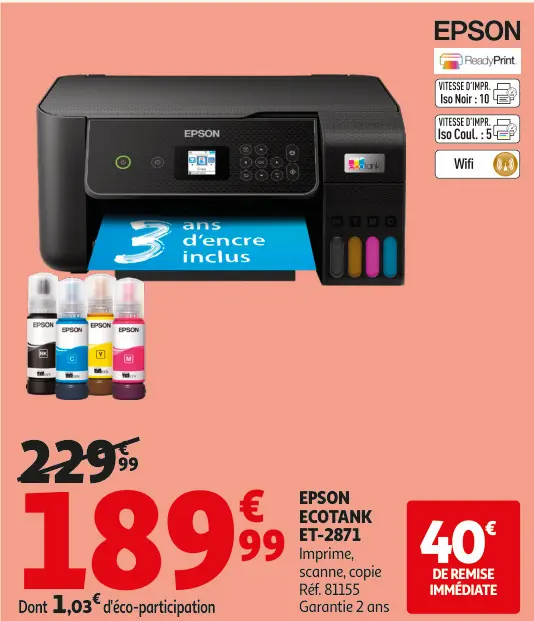 Offre: Ecotank et-2871